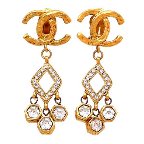 chanel 19 earrings|authentic chanel earrings.